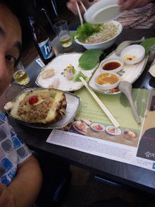 ●なぜか、ご飯につられて…韓国でベトナム料理f^_^;