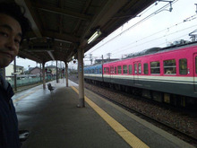 ●明日､京都なので…電車で出発f^_^;