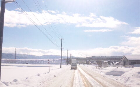 ●昨日の富山県高岡や砺波は、大変な雪でした。