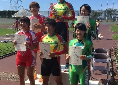 ●中部８県対抗 自転車競技 選手権大会、９月１０日の表彰式