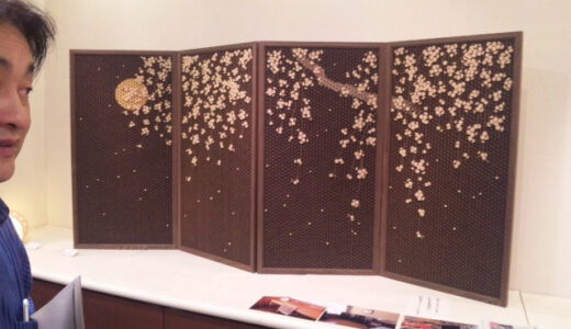 ●富山大和での個展、組子細工「塩澤正信 展」に行かせて頂きました。　